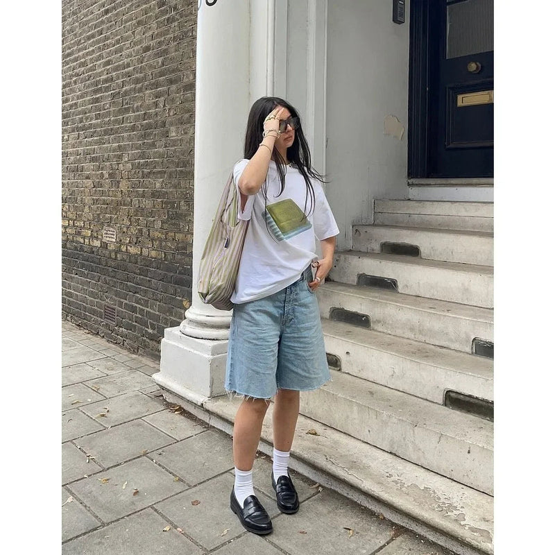 Harajuku Summer Minimalist Icon T-shirt