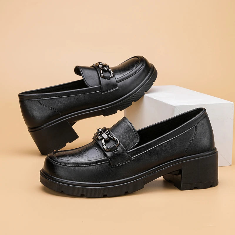 Patent Leather British Tassel Bowknot Comfortable Flats Loafers