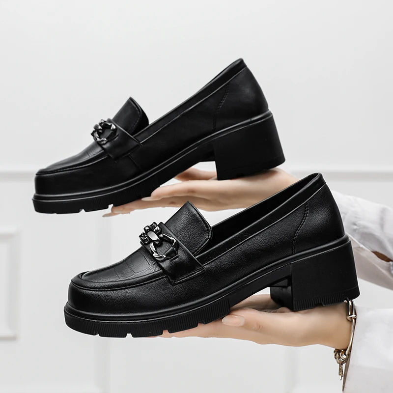 Patent Leather British Tassel Bowknot Comfortable Flats Loafers