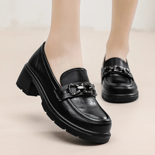 Patent Leather British Tassel Bowknot Comfortable Flats Loafers