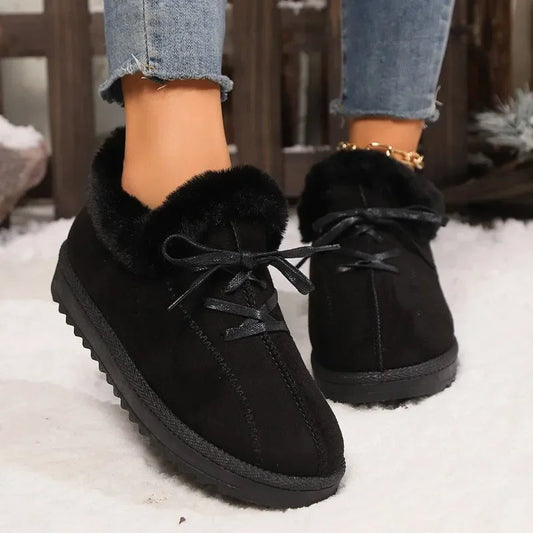 Plush Warm Fashionable Stylish Cozy Snow Boot