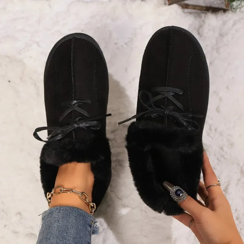 Plush Warm Fashionable Stylish Cozy Snow Boot