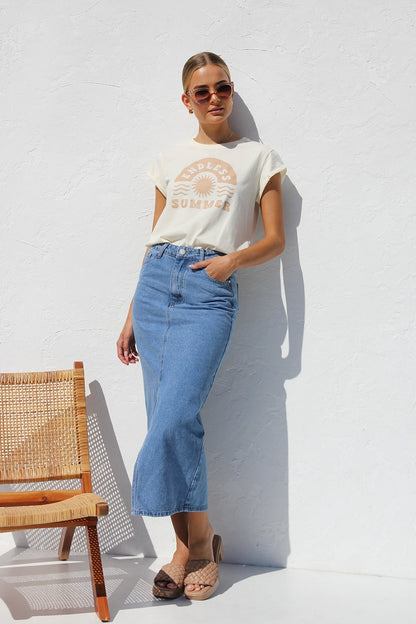 April Denim Skirt