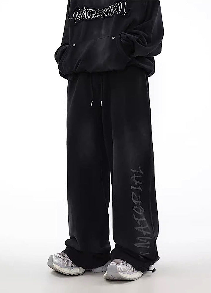 Hip Hop Graffiti Design Drawstring Pants