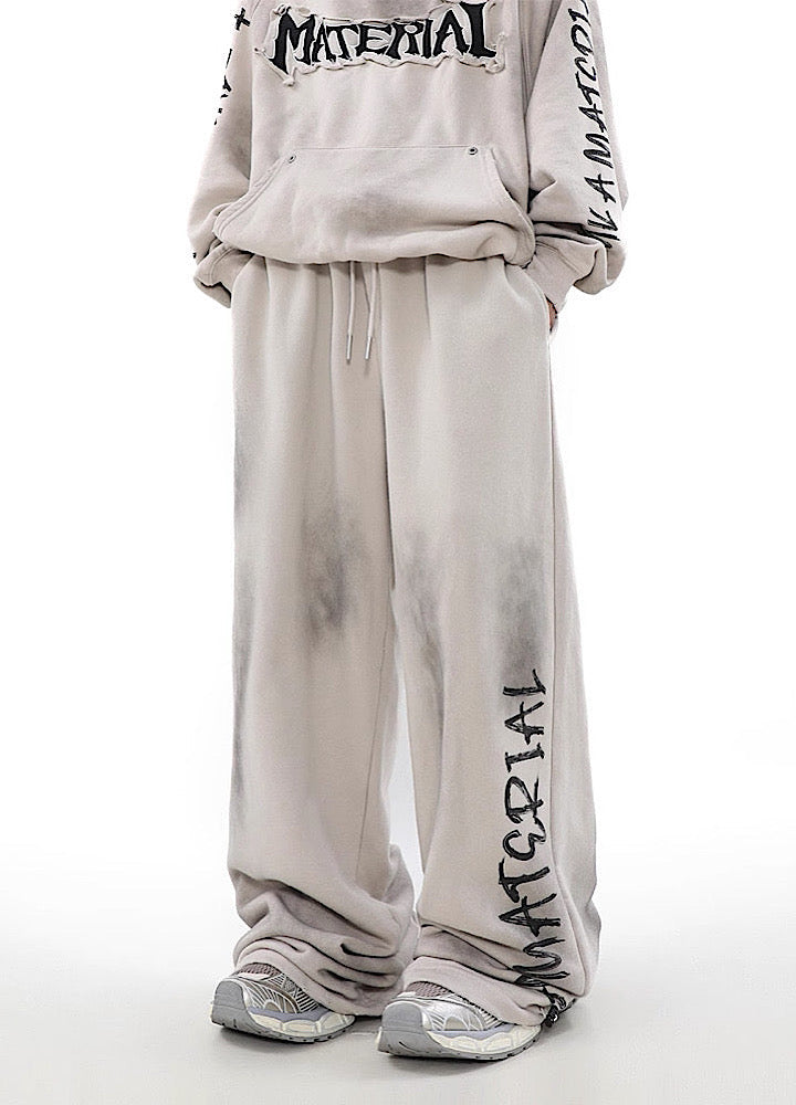 Hip Hop Graffiti Design Drawstring Pants