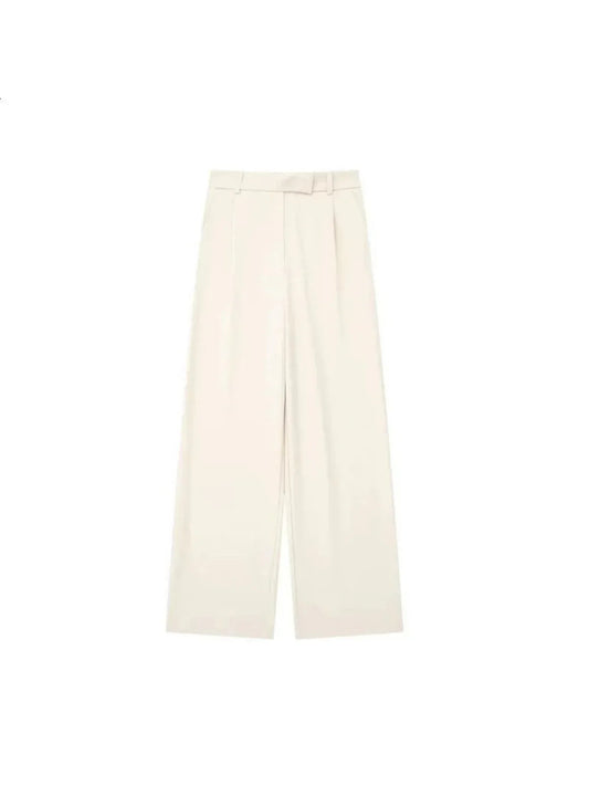 Loose High Waist Straight-leg Pants