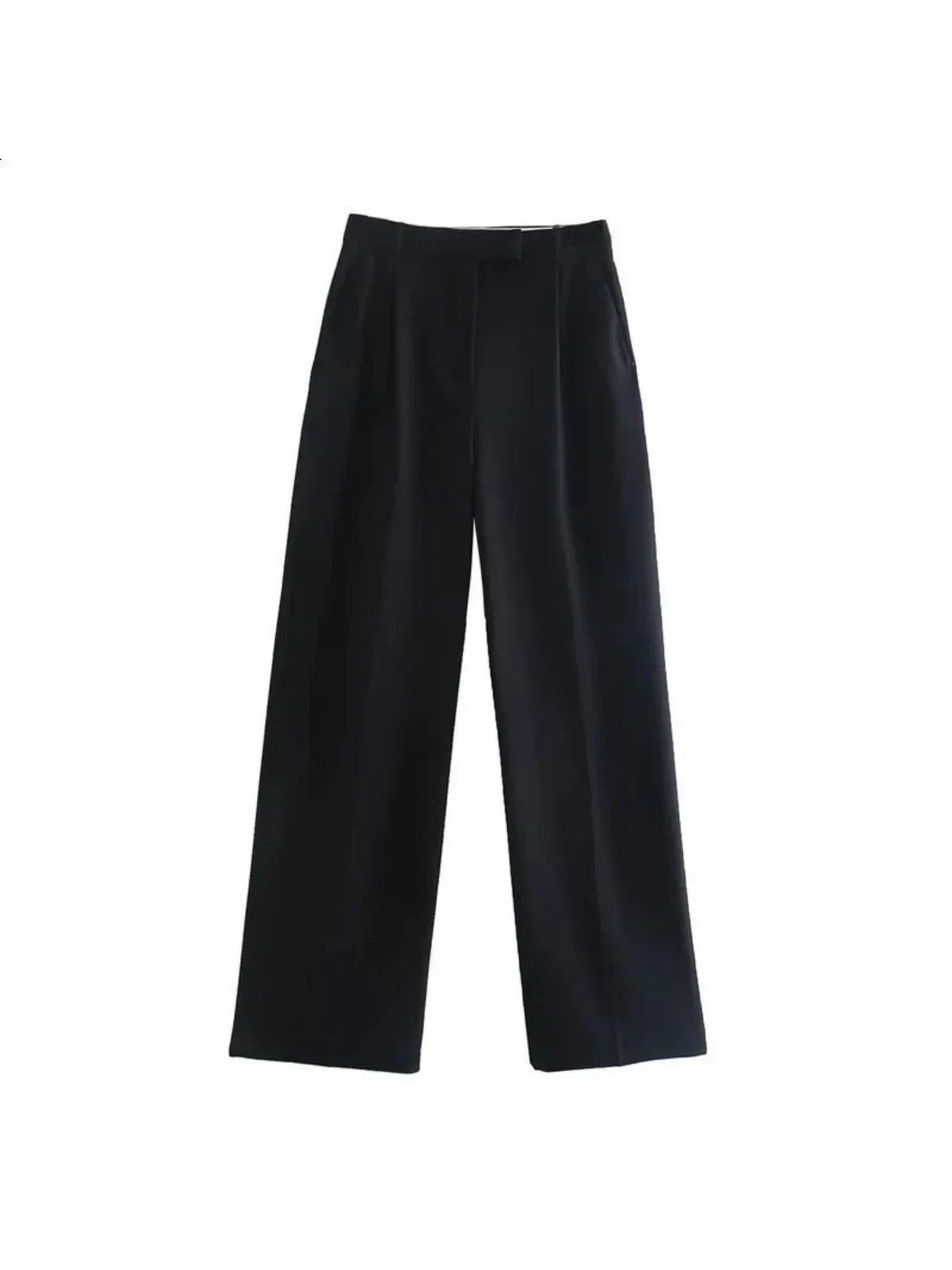 Loose High Waist Straight-leg Pants