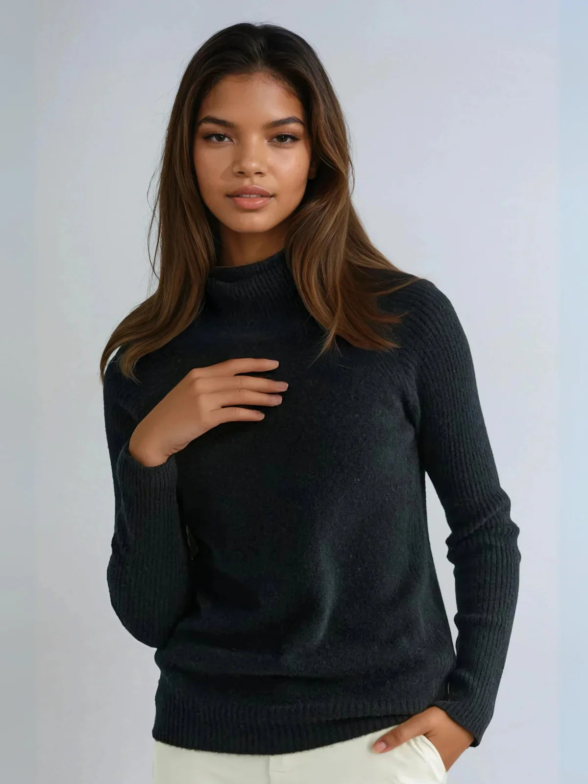 Style Loose Turtleneck Sweater