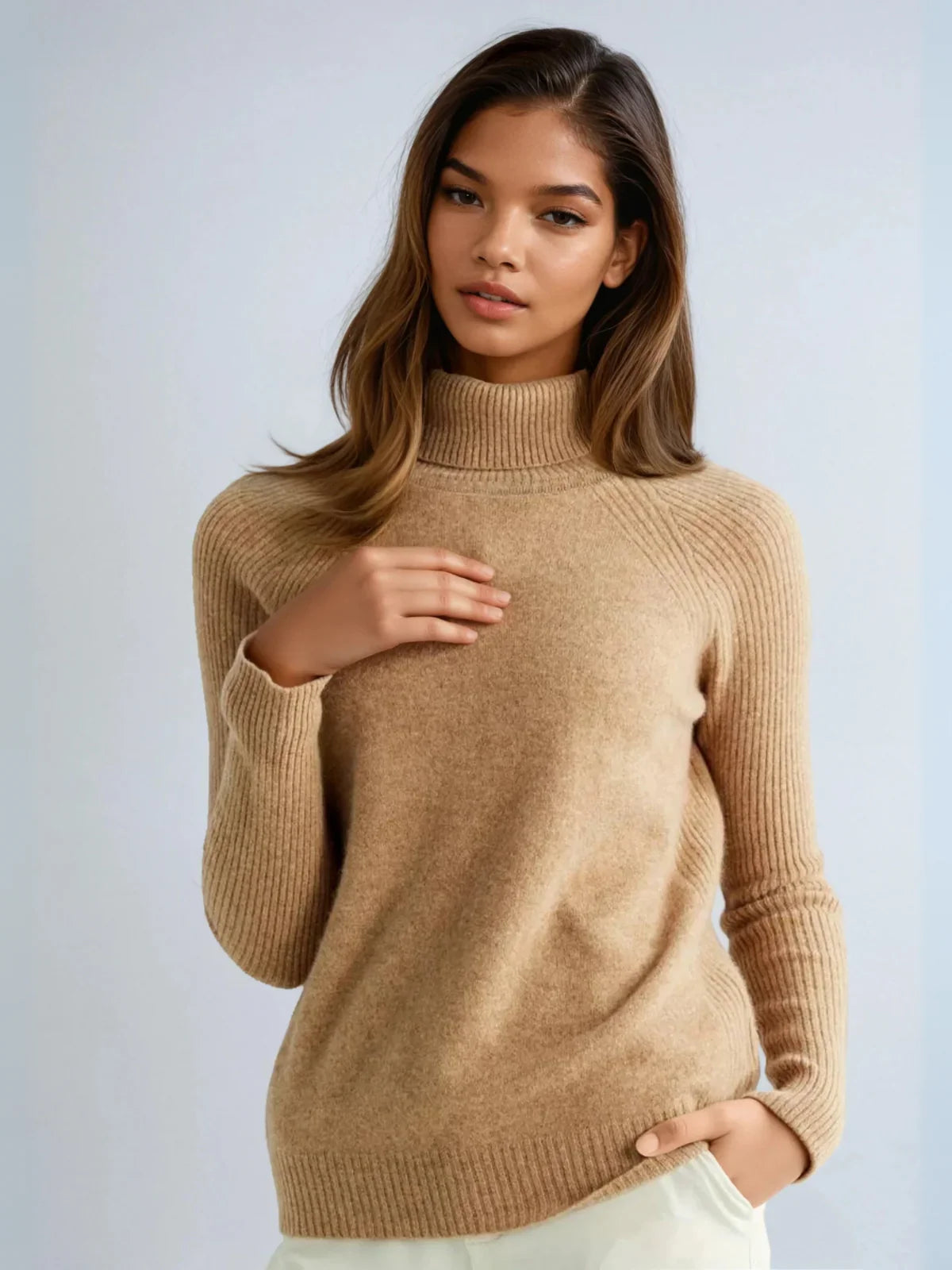 Style Loose Turtleneck Sweater