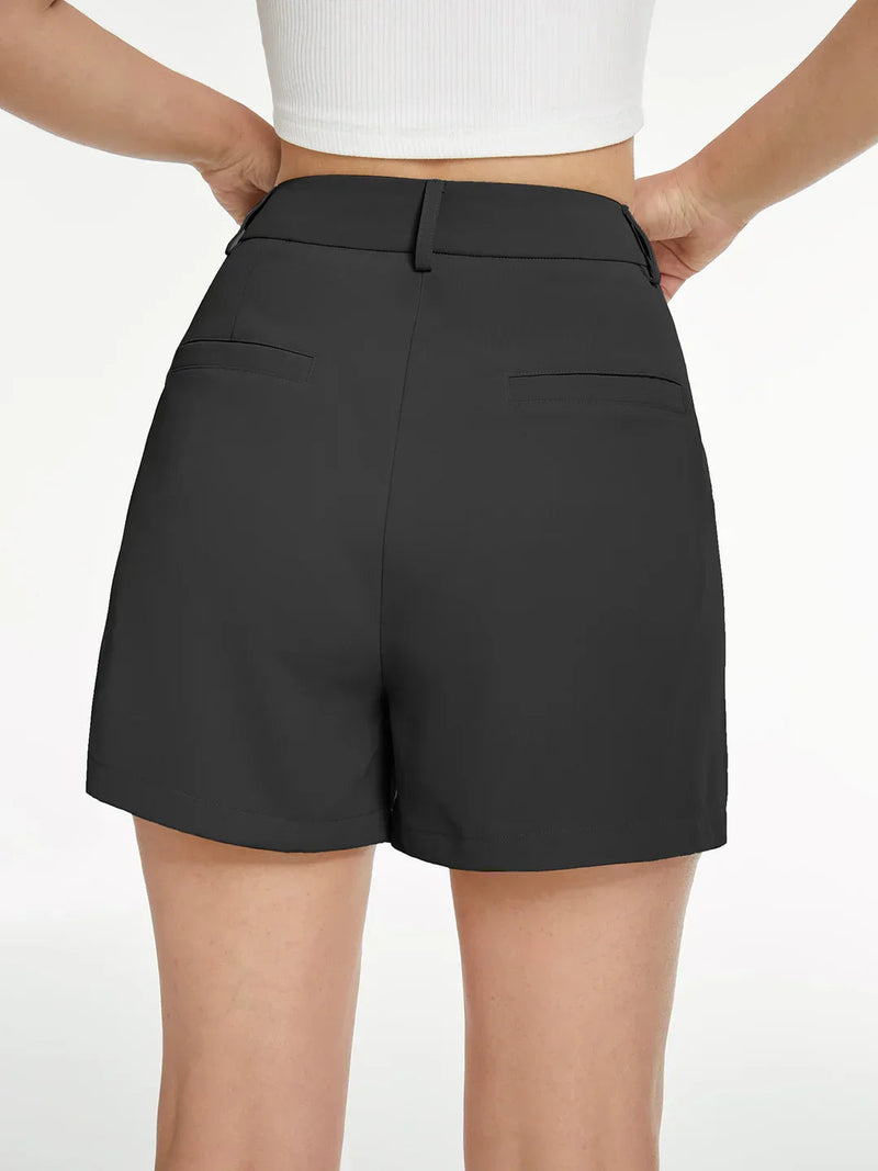 High Waisted Trouser Shorts