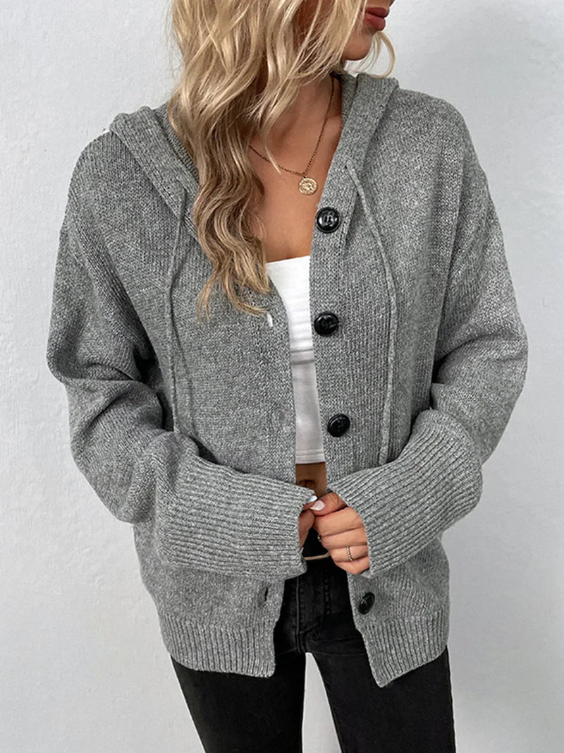 Layering Essential Knit Button Cardigan