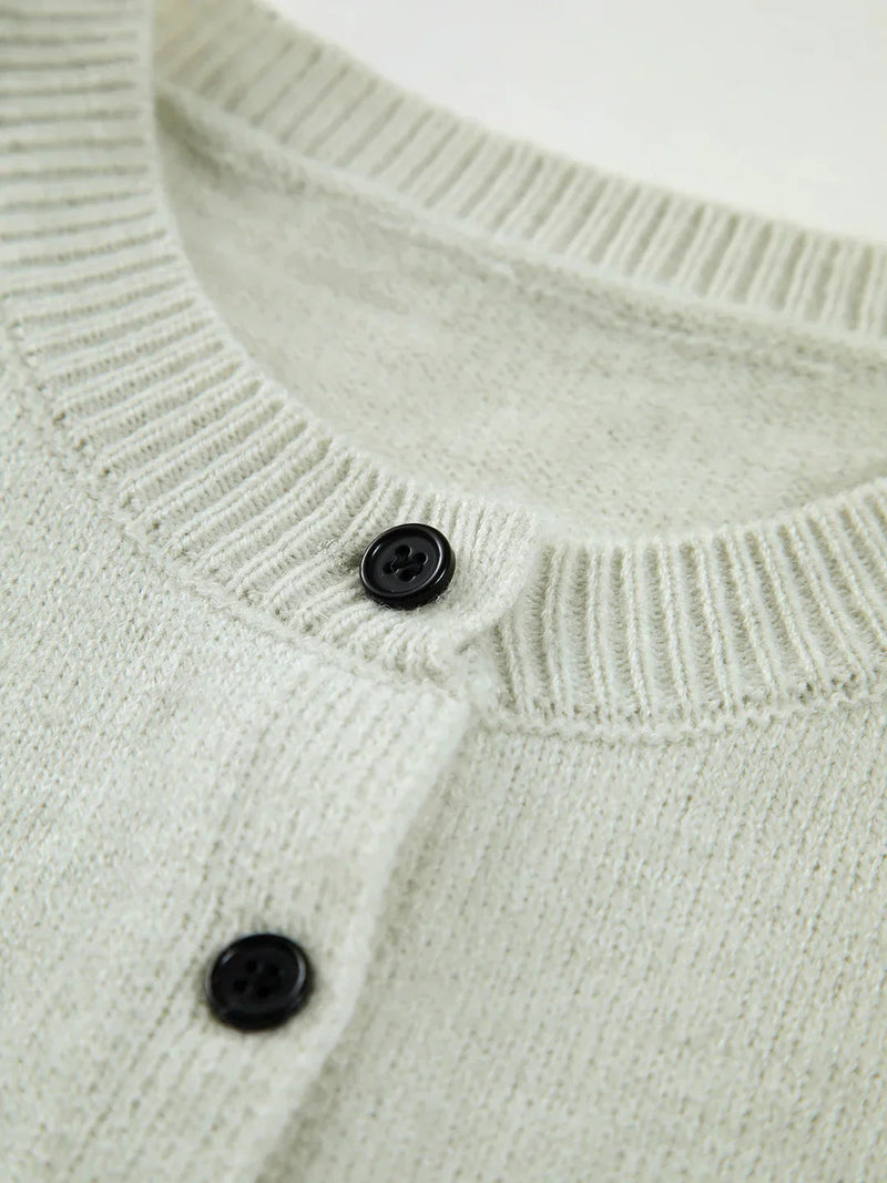 Single-breasted Button Up Sweater Vest
