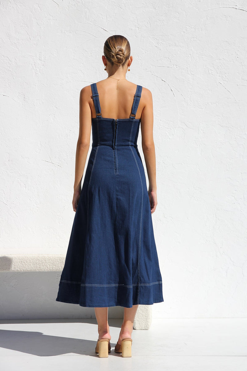 Danielle Dress Indigo Denim