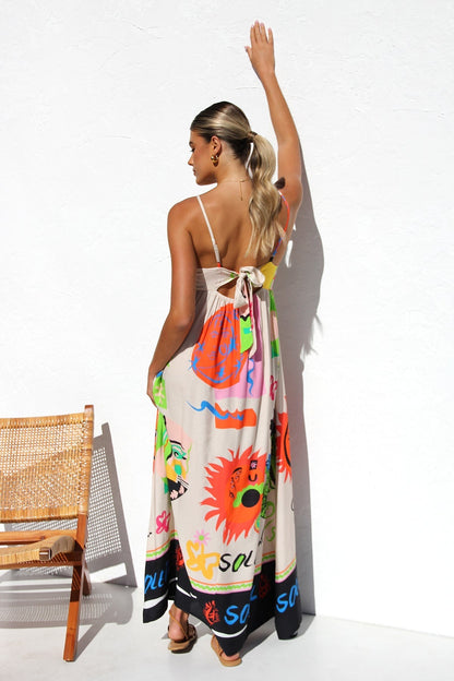 Dasha Dress Orange Multi