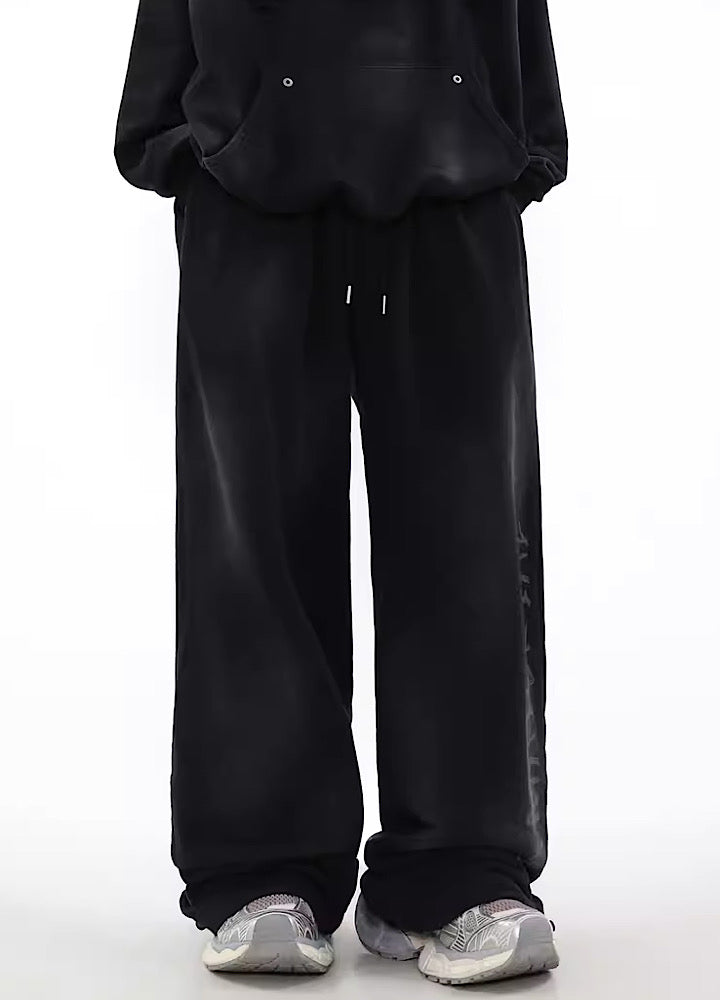 Hip Hop Graffiti Design Drawstring Pants