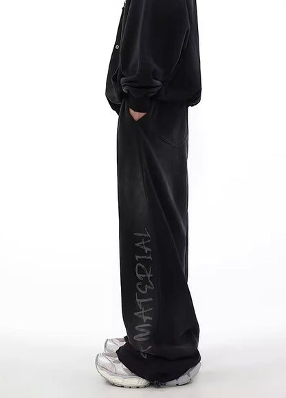 Hip Hop Graffiti Design Drawstring Pants