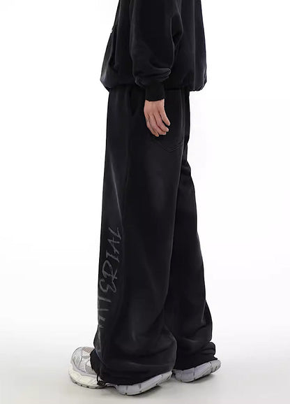 Hip Hop Graffiti Design Drawstring Pants
