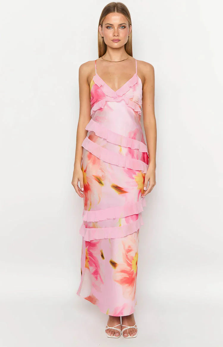 Inara Ruffle Maxi Dress