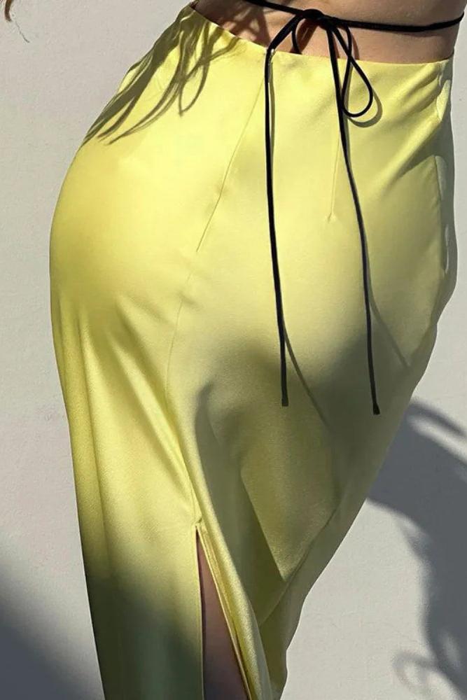 Cut-out Bustier Backless Sleeveless Maxi Dress