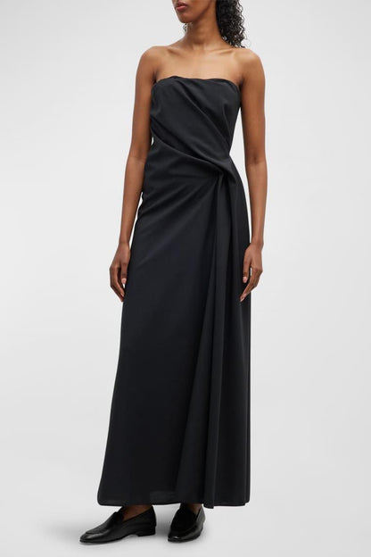 Off-shoulder Asymmetrical Midi Dress