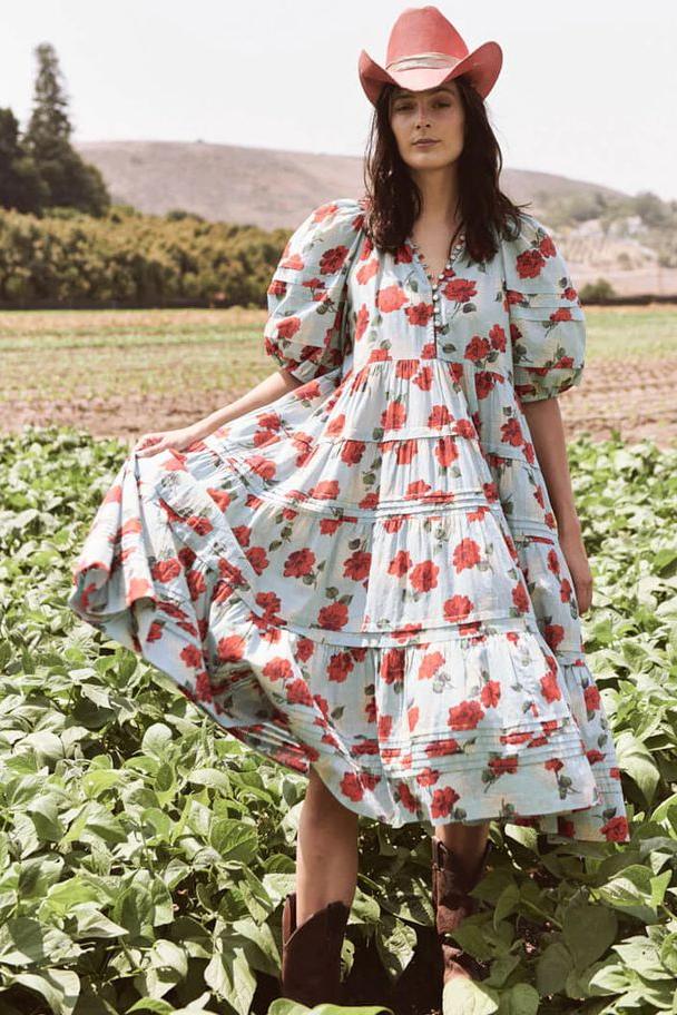 Pleated Bottom Midi Dress
