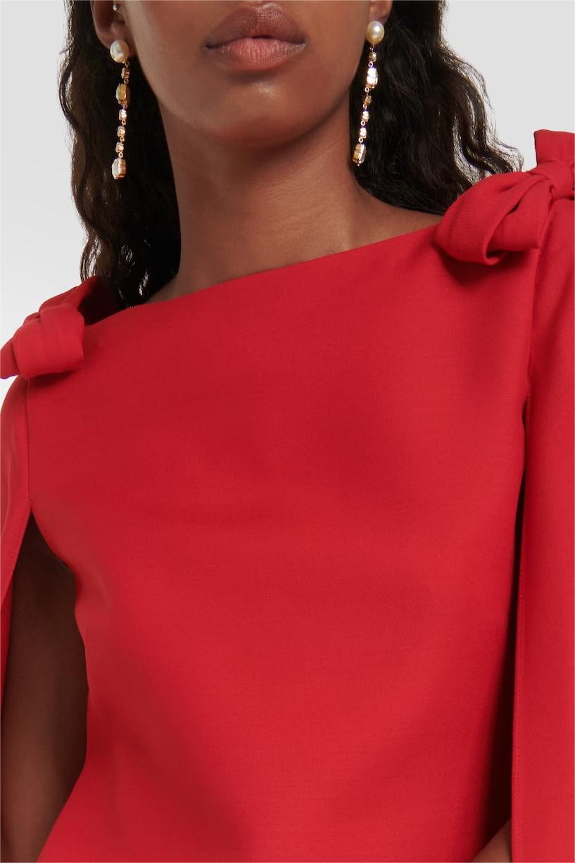 Bow Cape Mini Dress