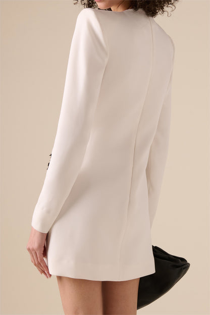 Venus Embroidery Bead Mini Dress