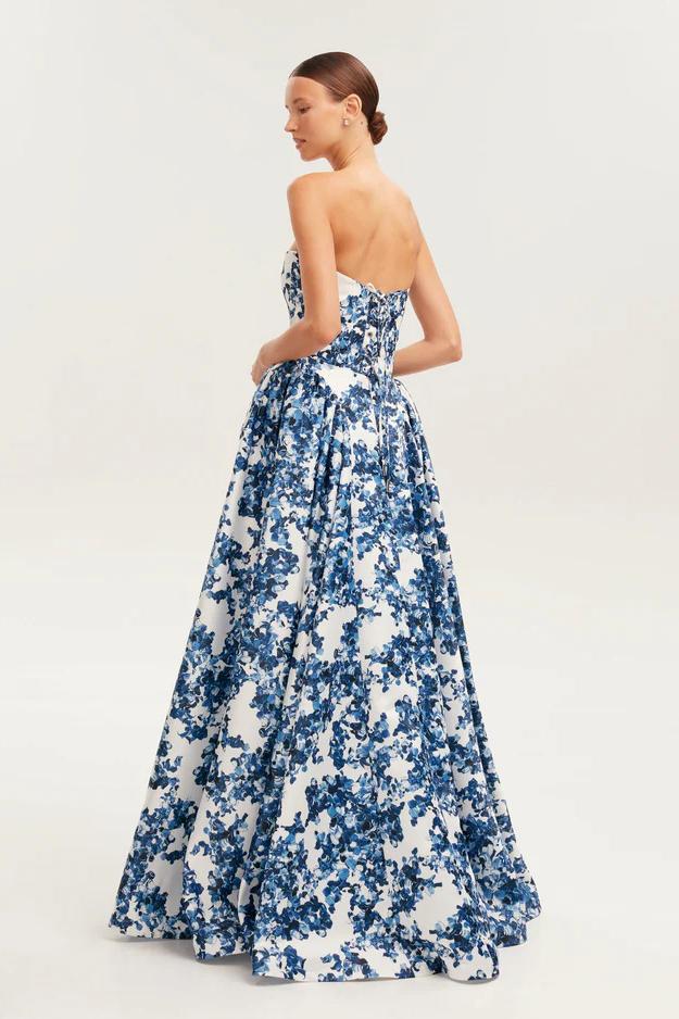 Off-shoulder Sleeveless Midi Dress