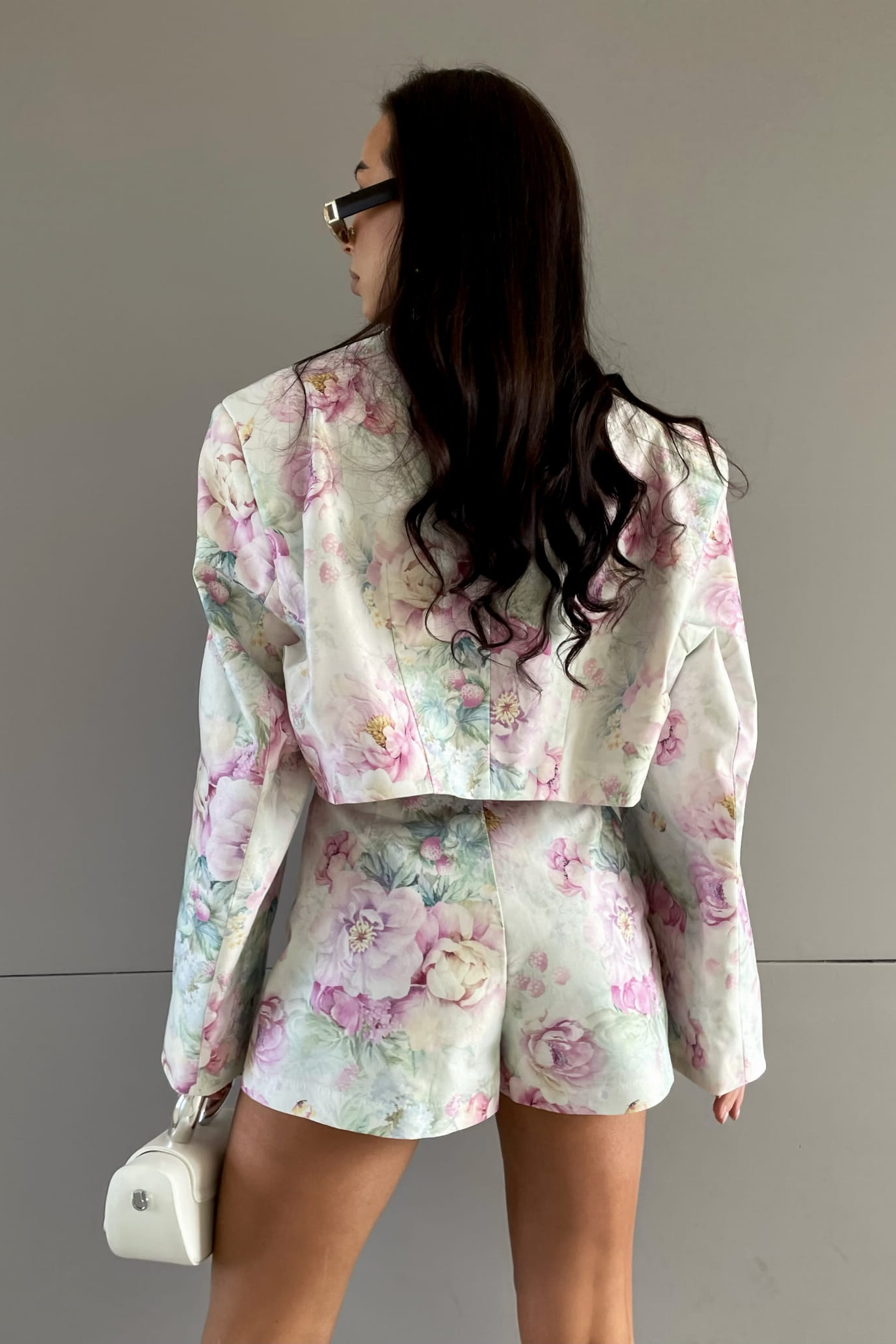 Long Sleeve Blazer ＆ Mid Waist Pants Set