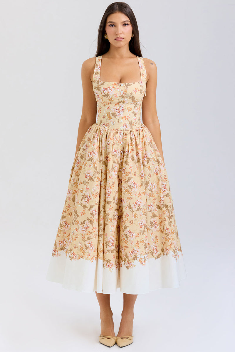 Sleeveless Slip Midi Dress