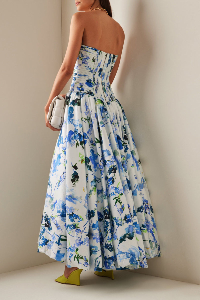 Off-shoulder Split Midi Dress
