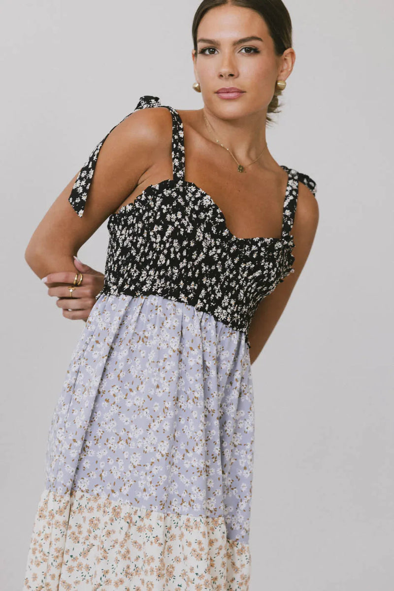 Smock Frill Midi Dress