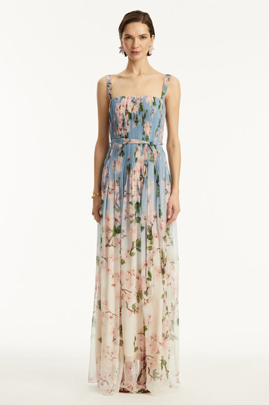 Gradient Color Sleeveless Maxi Dress