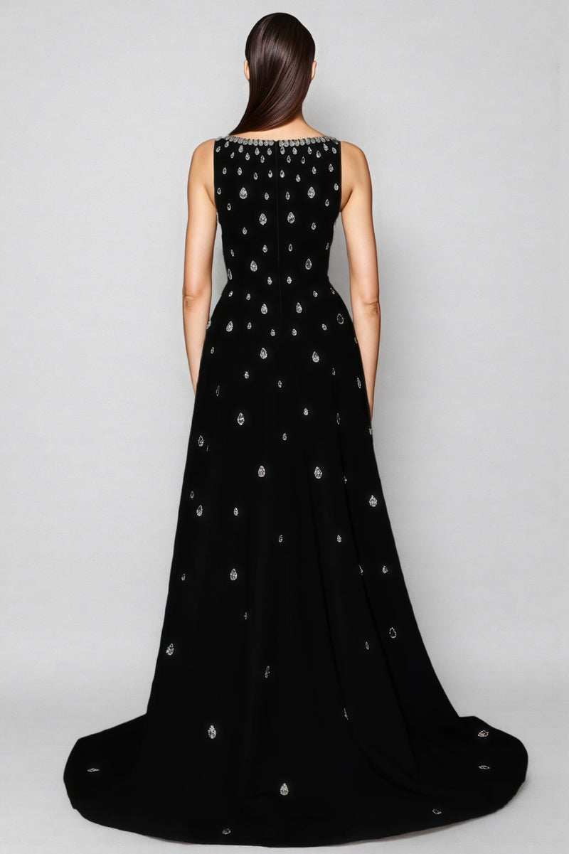 Conjunto Black Diamond Sleeveless Maxi Dress