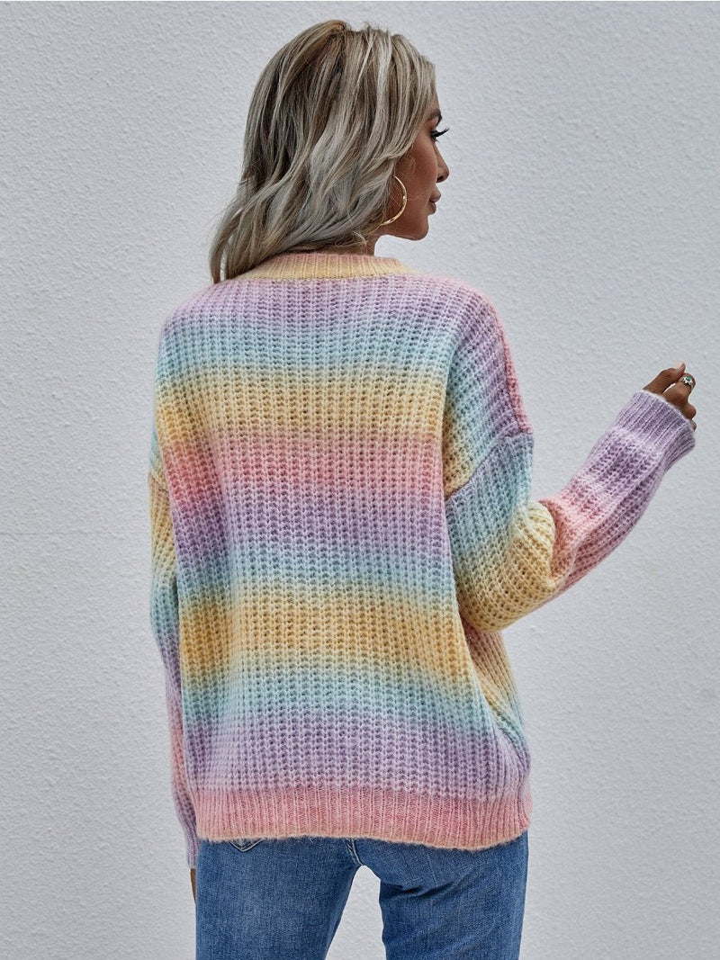 Doll | Lilac Tie-dye Knit Sweater