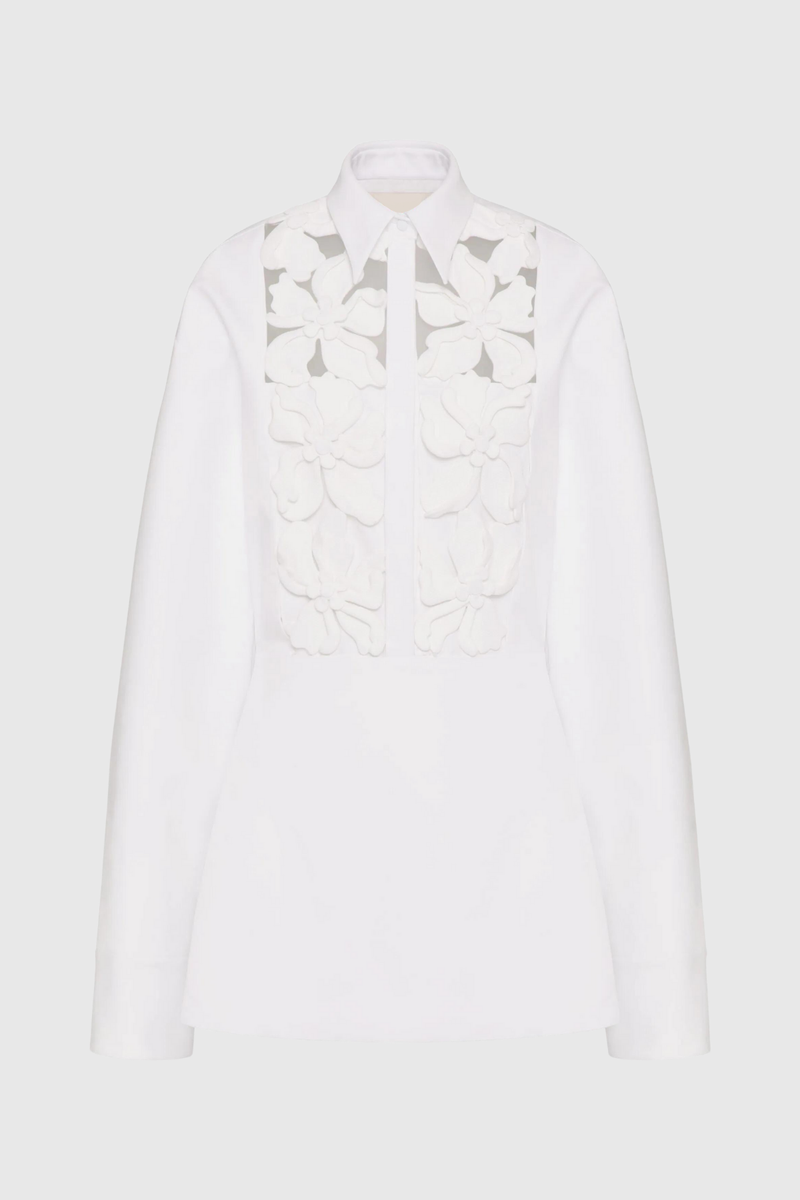 Kira Cutout Flower Long Sleeves Mini Dress