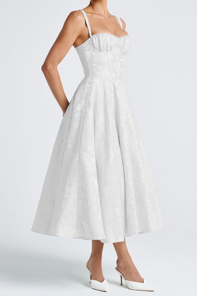 Lace Corset High Waist Swing Dress