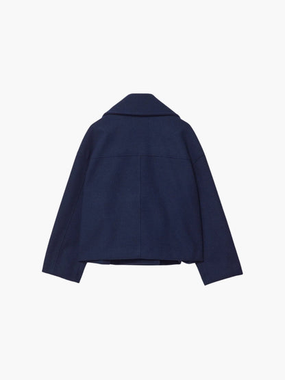 Oversized Double-breasted Wool Coat