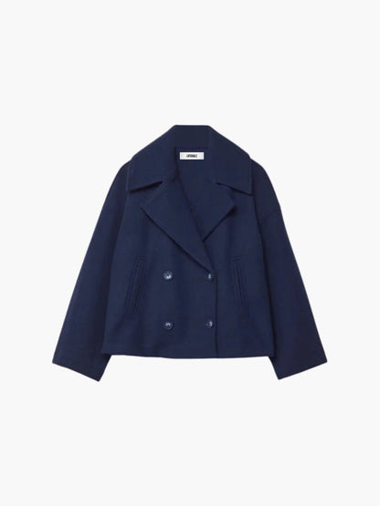 Oversized Double-breasted Wool Coat