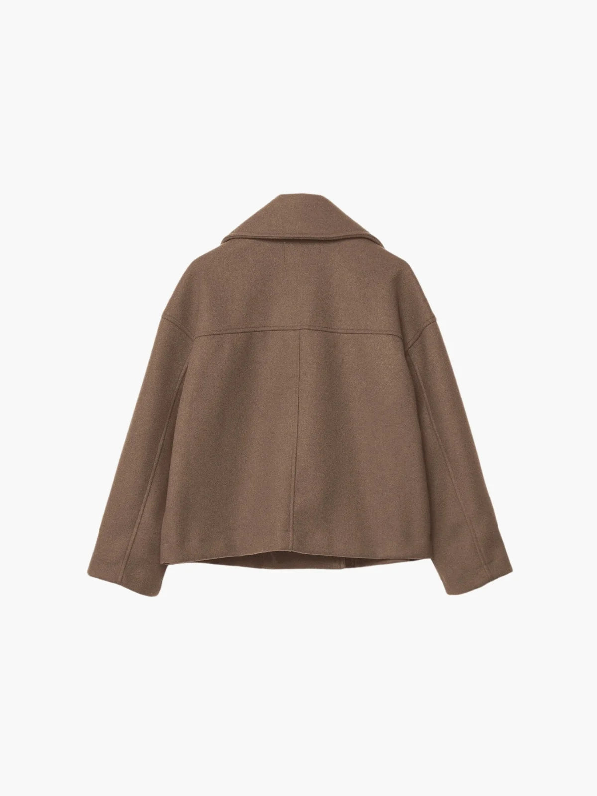 Oversized Double-breasted Wool Coat