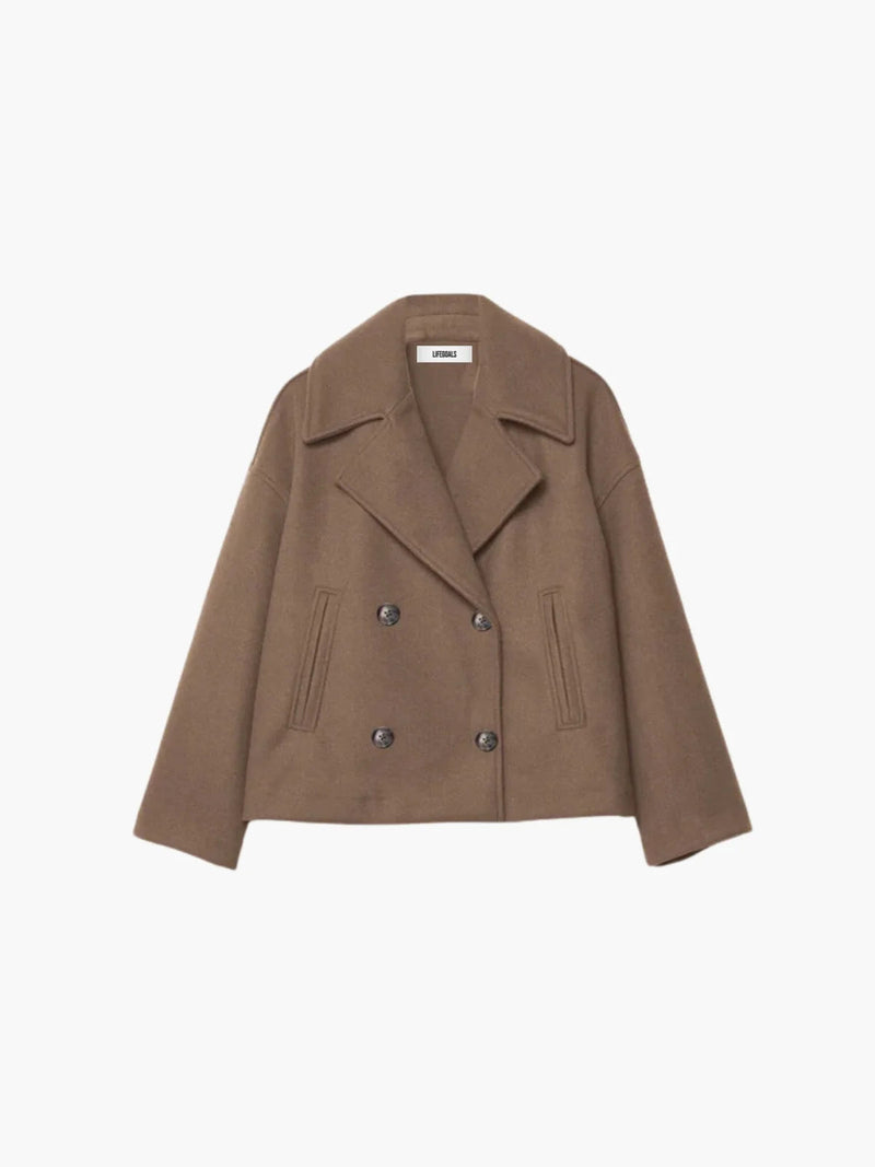 Oversized Double-breasted Wool Coat