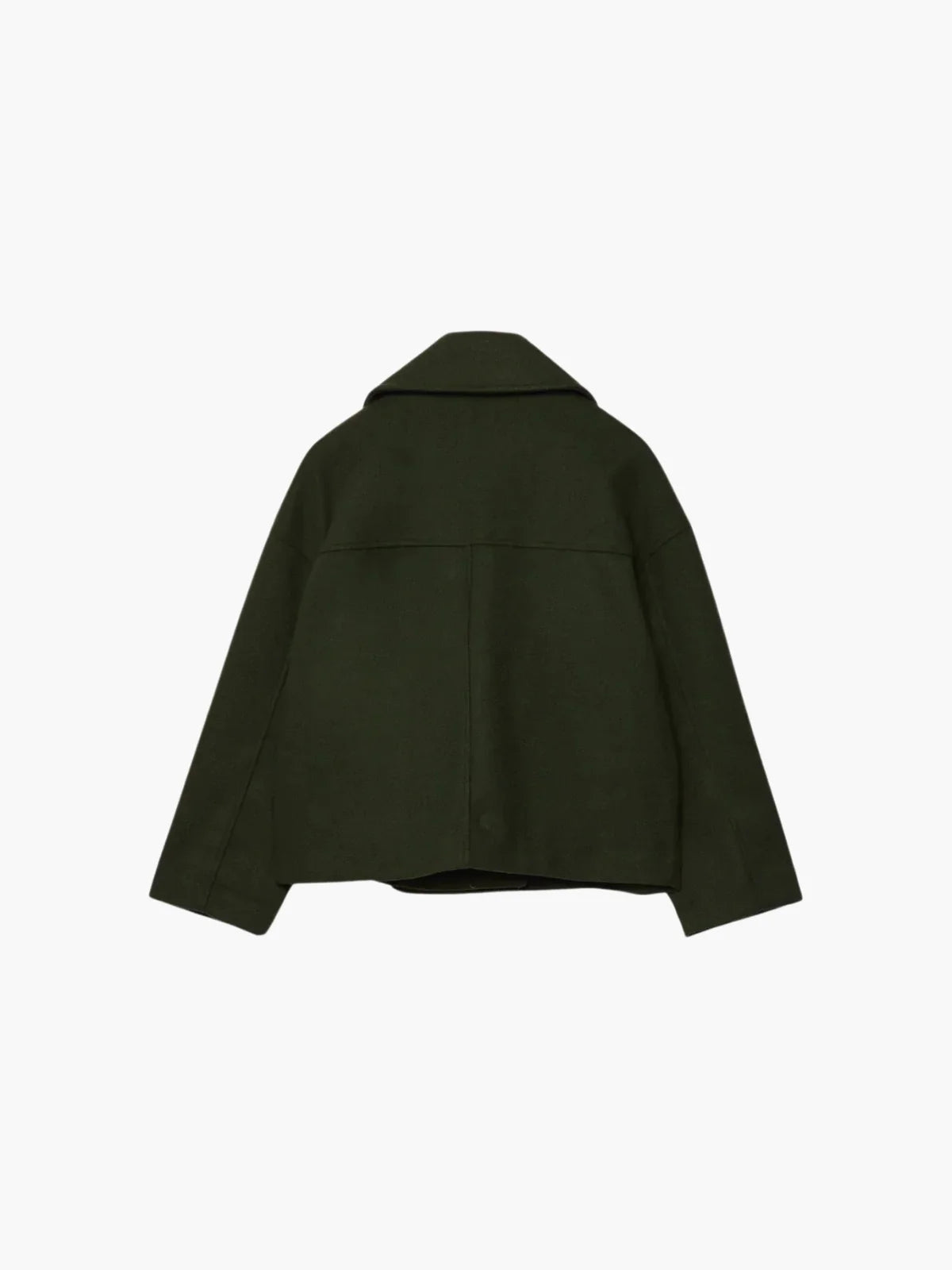 Oversized Double-breasted Wool Coat