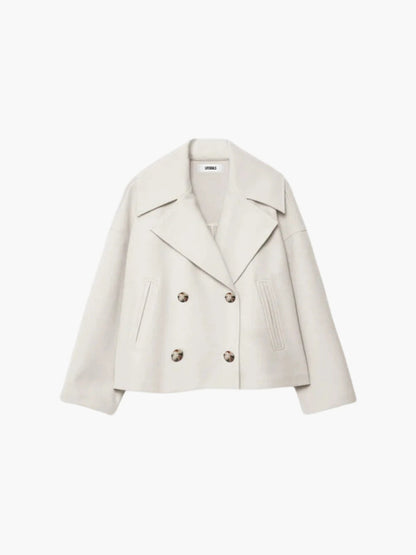 Oversized Double-breasted Wool Coat