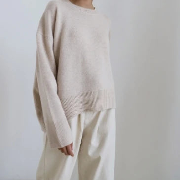 Oversized Loose Autumn Winter Warm Thick Knit Sweater