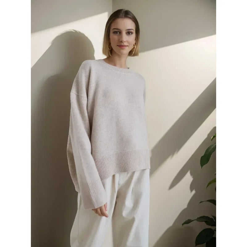 Oversized Loose Autumn Winter Warm Thick Knit Sweater