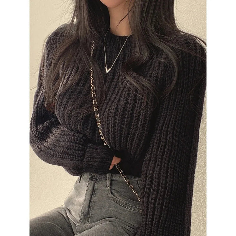 Loose Lantern Long Autumn Warm Sweater
