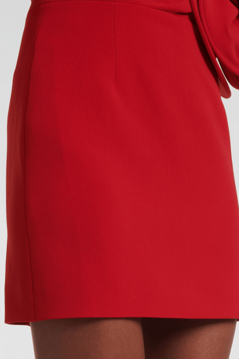 Luciana Appliqué Strapless Mini Dress