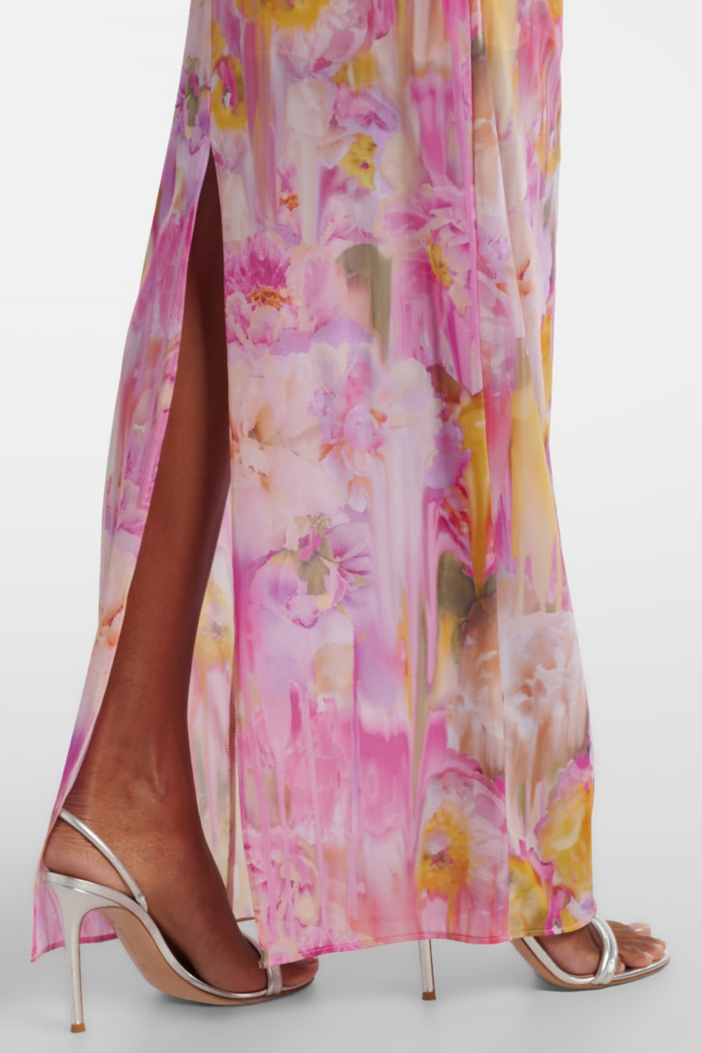 Ludema Appliqué Print Maxi Dress