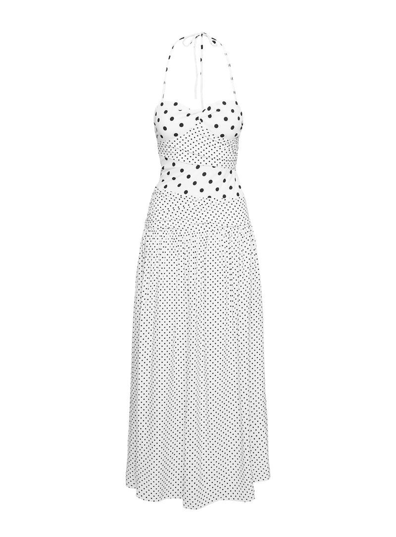 Daisy Halter Maxi Dress