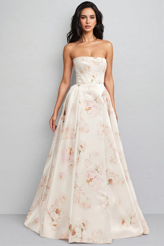 Galia Pink Peony Maxi Dress